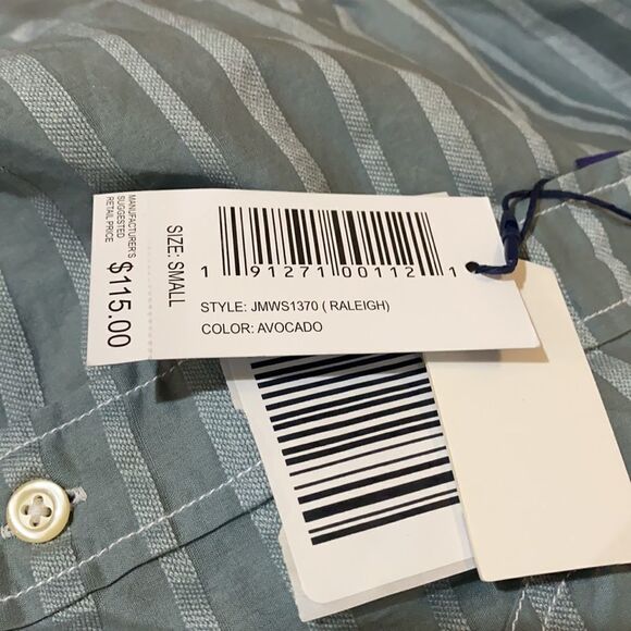 ✨ Johnnie-O Raleigh Hangin’ Out Stripe Short Sleeve Button Down Shirt ✨ - Picture 6 of 10